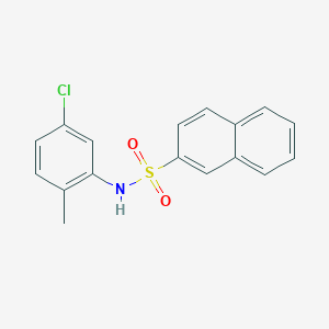 molecular formula C17H14ClNO2S B11955909 N-(5-chloro-2-methylphenyl)naphthalene-2-sulfonamide 