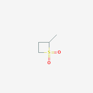 molecular formula C4H8O2S B11955926 2-Methylthietane 1,1-dioxide CAS No. 24609-83-4