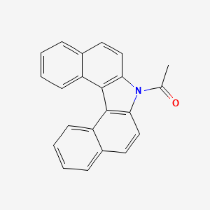 molecular formula C22H15NO B1195594 N-Acetyl-7H-dibenzo(c,g)carbazole CAS No. 64694-79-7