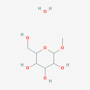 molecular formula C7H16O7 B11956011 Methyl-alpha-D-galactopyranoside hydrate 