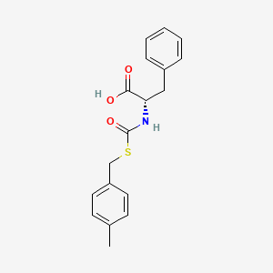 molecular formula C18H19NO3S B1195602 N-(4-Methylbenzylthiocarbonyl)phenylalanine CAS No. 64905-22-2