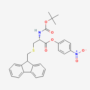 N-tert-Butyloxycarbonyl-S-9-fluorenylmethylcysteine 4-nitrophenyl ester