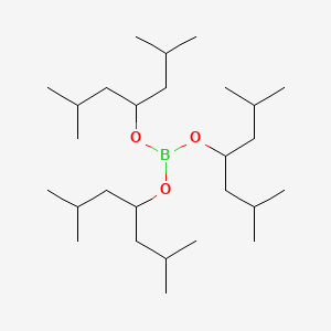 molecular formula C27H57BO3 B11956060 Tris(2,6-dimethylheptan-4-yl) borate CAS No. 3088-77-5