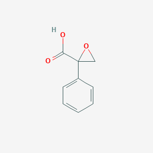 B1195608 2-Phenyloxirane-2-carboxylic acid CAS No. 76391-81-6