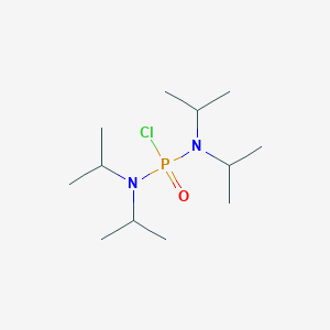molecular formula C12H28ClN2OP B11956092 Phosphorodiamidic chloride, tetrakis(1-methylethyl)- CAS No. 113619-43-5