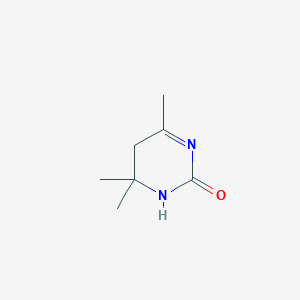 molecular formula C7H12N2O B11956113 5,6-Dihydro-4,6,6-trimethyl-2(1H)-pyrimidinone CAS No. 98336-79-9