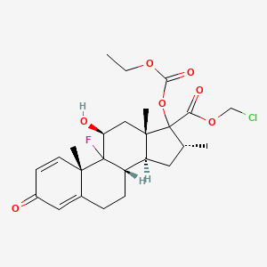 molecular formula C25H32ClFO7 B1195614 Cfech-androst CAS No. 82034-45-5