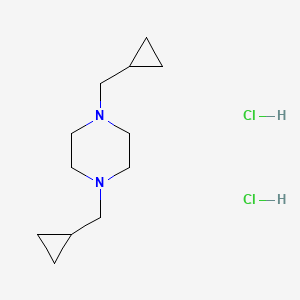 molecular formula C12H24Cl2N2 B1195617 N,N'-Dicyclopropylmethylpiperazine CAS No. 82909-97-5