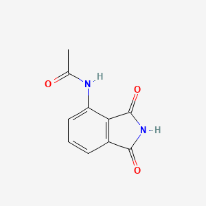 molecular formula C10H8N2O3 B1195622 3-乙酰基邻苯二甲酰亚胺 CAS No. 6118-65-6