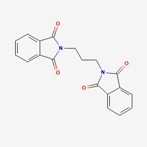 molecular formula C19H14N2O4 B11956229 1,3-Diphthalimido-propane CAS No. 10513-96-9