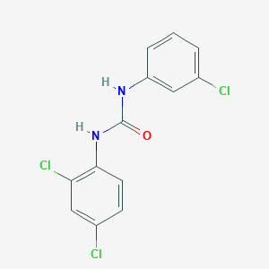 molecular formula C13H9Cl3N2O B11956273 1-(3-Chlorophenyl)-3-(2,4-dichlorophenyl)urea CAS No. 82745-12-8
