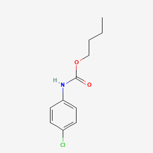 molecular formula C11H14ClNO2 B11956348 butyl N-(4-chlorophenyl)carbamate CAS No. 5816-35-3