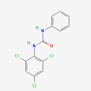 molecular formula C13H9Cl3N2O B11956356 1-Phenyl-3-(2,4,6-trichlorophenyl)urea CAS No. 99419-71-3