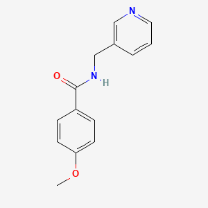 molecular formula C14H14N2O2 B1195638 4-methoxy-N-(3-pyridinylmethyl)benzamide 