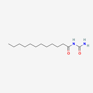 molecular formula C13H26N2O2 B11956393 Dodecanamide, N-(aminocarbonyl)- CAS No. 5657-21-6