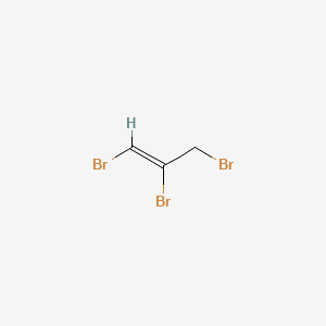 molecular formula C3H3Br3 B11956404 1,2,3-Tribromopropene CAS No. 54572-80-4