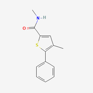molecular formula C13H13NOS B1195645 N,4-dimethyl-5-phenyl-2-thiophenecarboxamide 