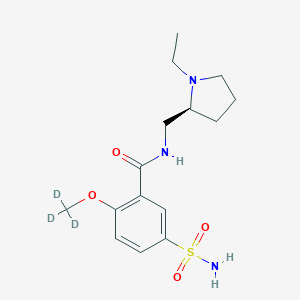 molecular formula C15H23N3O4S B119565 Levosulpiride-d3 CAS No. 124020-27-5
