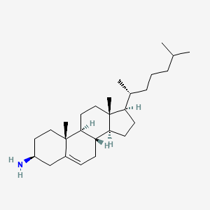 molecular formula C27H47N B1195651 Cholesterylamine CAS No. 2126-93-4