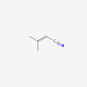 molecular formula C5H7N B1195653 3-Methyl-2-butenenitrile CAS No. 4786-24-7