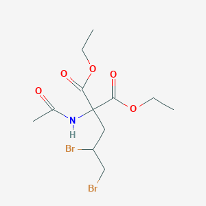 molecular formula C12H19Br2NO5 B11956535 Diethyl 2-acetamido-2-(2,3-dibromopropyl)-malonate CAS No. 49761-11-7