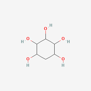 molecular formula C6H12O5 B1195658 1,2,3,4,5-Cyclohexanepentol 