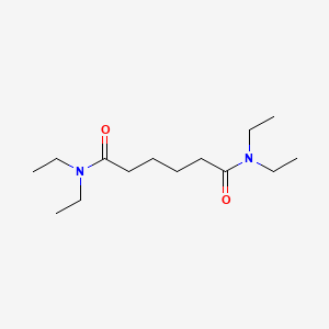 molecular formula C14H28N2O2 B11956585 N,N,N',N'-tetraethylhexanediamide CAS No. 4422-08-6