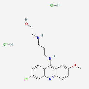 molecular formula C19H24Cl3N3O2 B1195663 Icr 191-OH CAS No. 38915-18-3