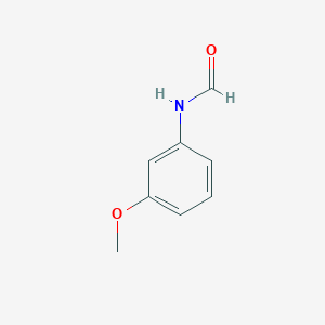 molecular formula C8H9NO2 B11956658 N-(3-methoxyphenyl)formamide CAS No. 27153-17-9