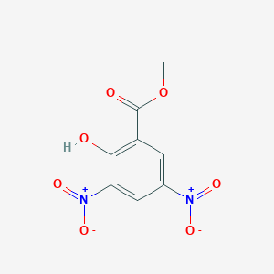 molecular formula C8H6N2O7 B119567 Methyl 3,5-dinitrosalicylate CAS No. 22633-33-6