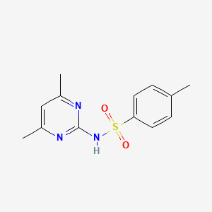 molecular formula C13H15N3O2S B11956730 N-(4,6-dimethylpyrimidin-2-yl)-4-methylbenzenesulfonamide CAS No. 123458-65-1