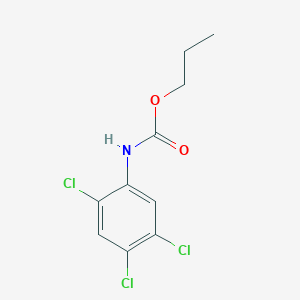 molecular formula C10H10Cl3NO2 B11956739 Propyl N-(2,4,5-trichlorophenyl)carbamate CAS No. 99421-83-7