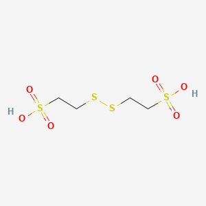 molecular formula C4H10O6S4 B1195675 2,2'-Dithiodiethanesulfonic acid CAS No. 45127-11-5