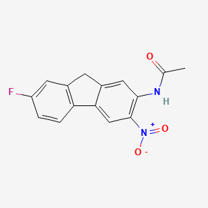 molecular formula C15H11FN2O3 B11956766 n-(7-Fluoro-3-nitro-9h-fluoren-2-yl)acetamide CAS No. 16233-03-7