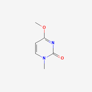 molecular formula C6H8N2O2 B11956769 4-Methoxy-1-methyl-2-pyrimidinone CAS No. 7152-66-1