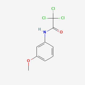 molecular formula C9H8Cl3NO2 B11956794 2,2,2-Trichloro-N-(3-methoxyphenyl)acetamide 