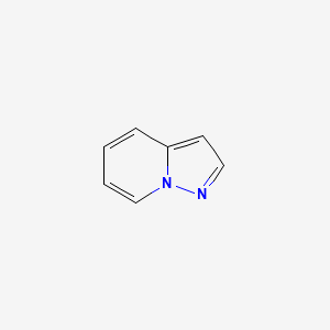 molecular formula C7H6N2 B1195680 Pyrazolo[1,5-a]pyridine CAS No. 274-56-6
