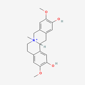 molecular formula C20H24NO4+ B1195681 Phellodendrine 