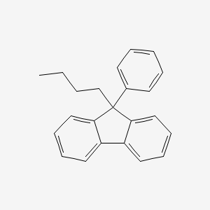 molecular formula C23H22 B11956817 9-Butyl-9-phenyl-9H-fluorene CAS No. 88223-33-0