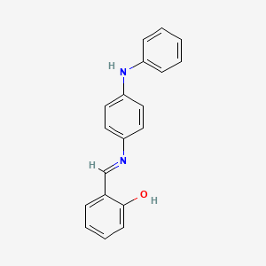molecular formula C19H16N2O B11956835 N-(2-Hydroxybenzylidene)-N'-phenyl-1,4-phenylenediamine CAS No. 7017-77-8
