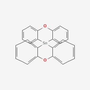 molecular formula C24H16O2Sn B11956857 10,10'-Spirobiphenoxastannin CAS No. 17235-02-8