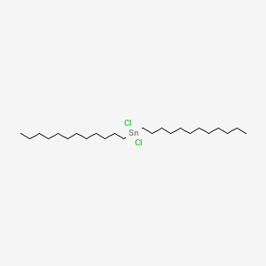 molecular formula C24H50Cl2Sn B11956876 Stannane, dichlorodidodecyl- CAS No. 5827-58-7