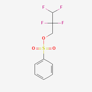 molecular formula C9H8F4O3S B11956881 2,2,3,3-Tetrafluoropropyl benzenesulfonate 