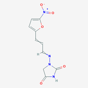 molecular formula C10H8N4O5 B1195691 Furazidine 