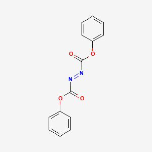 molecular formula C14H10N2O4 B11956929 Azodicarboxylic acid di-phenyl-ester CAS No. 2449-14-1