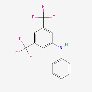 molecular formula C14H9F6N B11956955 N-phenyl-3,5-bis(trifluoromethyl)aniline CAS No. 23917-96-6