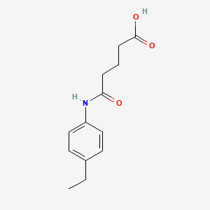 molecular formula C13H17NO3 B11956967 4'-Ethylglutaranilic acid CAS No. 199190-42-6