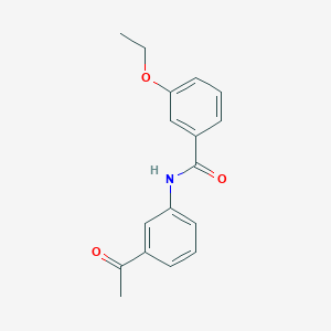 molecular formula C17H17NO3 B1195697 N-(3-acetylphenyl)-3-ethoxybenzamide 