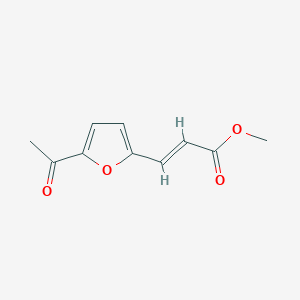 molecular formula C10H10O4 B11956989 Methyl 3-(5-acetylfuran-2-yl)acrylate 