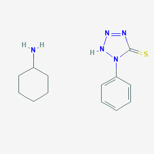 molecular formula C13H19N5S B011957 1-Phenyl-1H-tetrazole-5-thiol cyclohexylamine salt CAS No. 102853-44-1